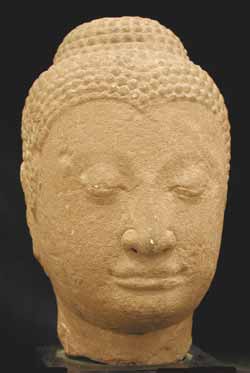 Ayutthaya Sandstone Head of the Buddha