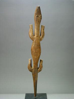 Bobo Wooden Sculpture of a Crocodile