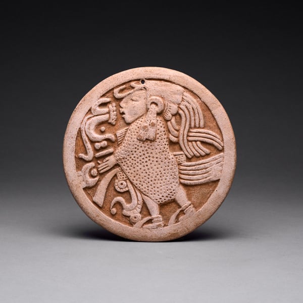 Mayan Terracotta Roundel