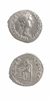 Silver Denarius of Emperor Nerva