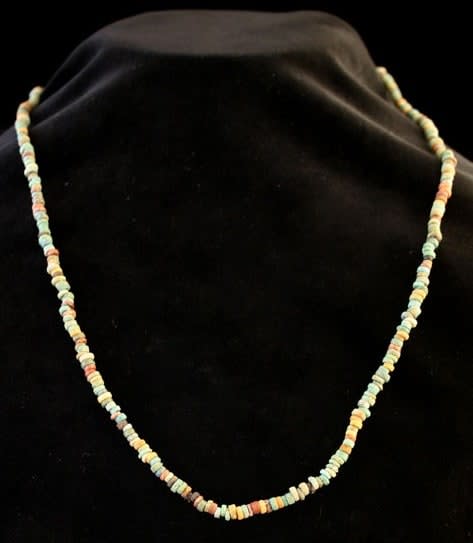 New Kingdom Faience Bead Necklace