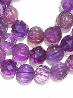 Amethyst Bead Necklace