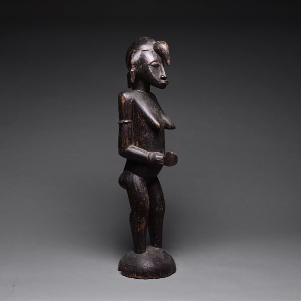 Female Senufo Wooden Pombilele Rhythm Pounder