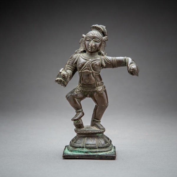Bronze Figure of a Dancing Krishna