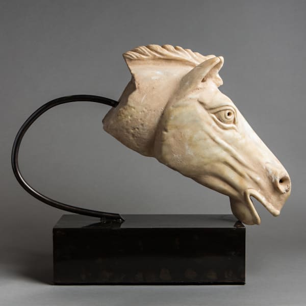 Neo-Classical Sculpture of a Horse Head