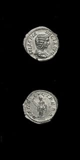 Silver Denarius of Empress Julia Domna