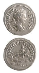 Silver Denarius of Emperor Caracalla