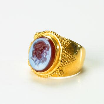 Classical Revival Intaglio of an Emperor or Deity