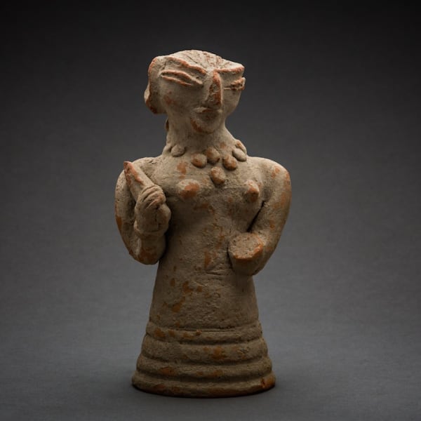 Indus Valley Terracotta Figurine of a Standing Fertility Goddess