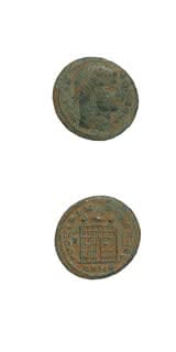 Bronze Coin of Emperor Constantine I the Great