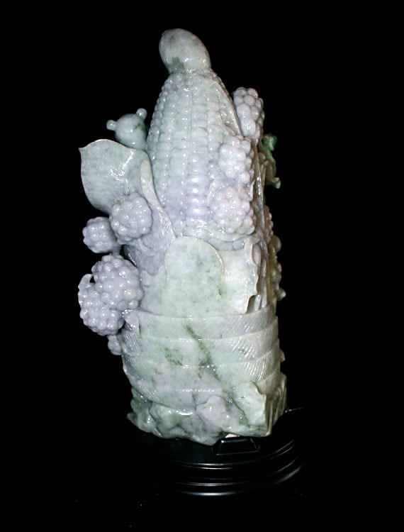 Lavender Jade Sculpture
