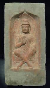 Northern Wei Brick from a Buddhist Shrine