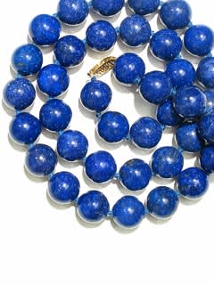 Lapis Lazuli Bead Necklace