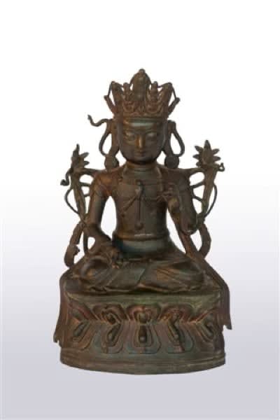 Ming Dynasty Statue of a Seated Bodhisattva