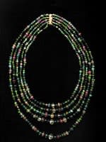 Mixed Tourmaline Bead Necklace