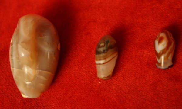 Set of Three Middle/New Kingdom Stone Duck Weights