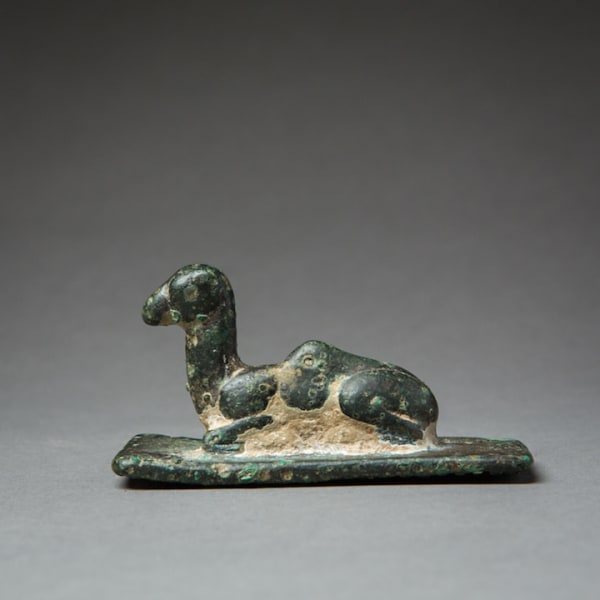 Nabatean Bronze Sculpture of a Camel