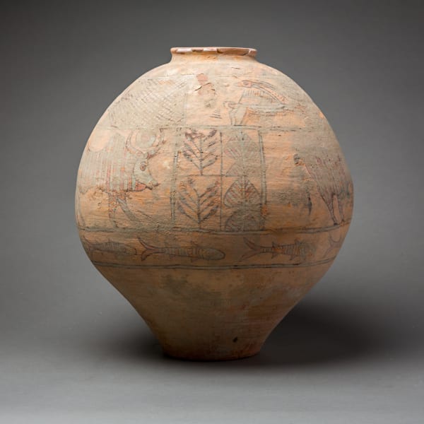 Painted Terracotta Vessel