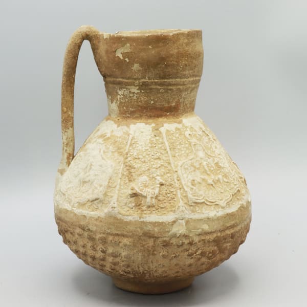 Umayyad or Abbasid Unglazed Strainer Jug
