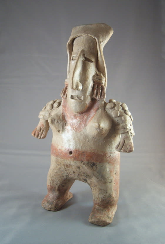 San Juanito Style Jalisco Terracotta Sculpture of a Standing Woman
