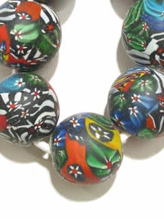 Venetian Style Glass Trade Bead Necklace