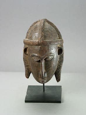 Bambara Wooden Face Mask