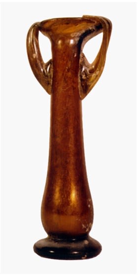 Roman Amber Glass Jug with Trefoil Lip