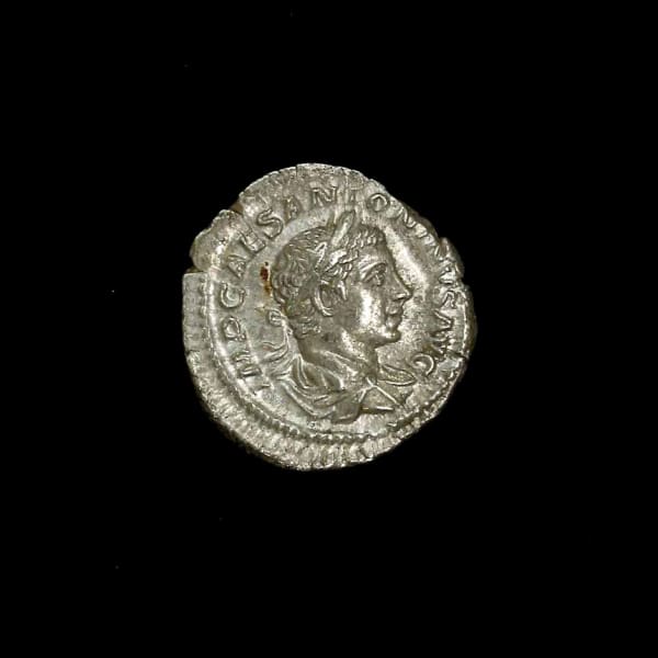 Silver Denarius of Emperor Elagabalus