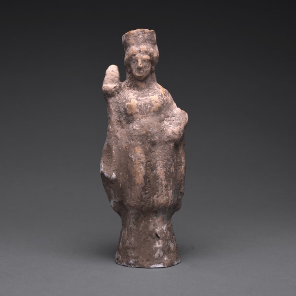 A Boetian Terracotta Caryatid
