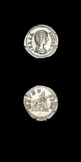 Silver Denarius of Empress Julia Domna