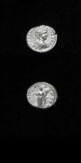 Silver Denarius of Geta Struck While Caesar