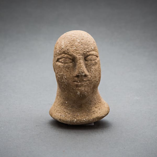 Bactria-Margiana Stone Head from an Idol