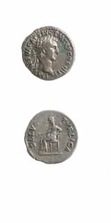 Silver Denarius of Emperor Nerva