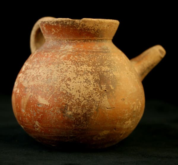 Roman Period Terracotta Spouted Juglet