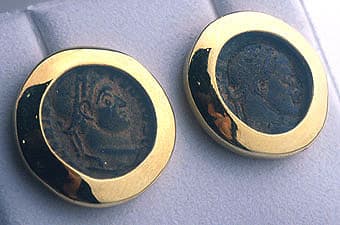 2 Bronze Coins of Emperor Constantine I