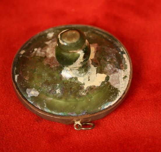 Roman Glass Pendant Mounted in a Silver Setting