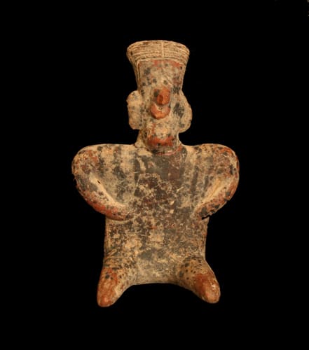 Nayarit Terracotta Sculpture of a Kneeling Woman
