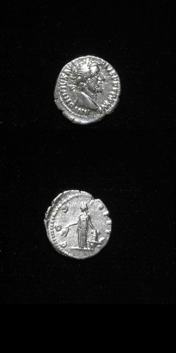 Silver Denarius of Emperor Antoninus Pius