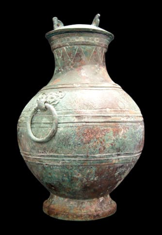 Warring States Bronze Hu Vessel