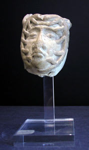 Roman Period Terracotta Sculpture of a Human Face