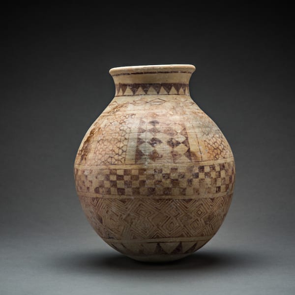Painted Terracota Jar