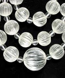 Rock Crystal Bead Necklace