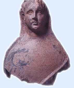 Etruscan Terracotta Bust