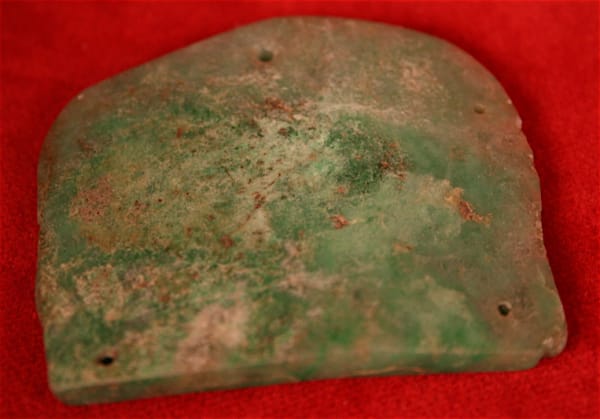 Mayan Jade Pendant Depicting a Human Face