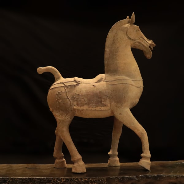Han Large Terracotta Sculpture of a Horse
