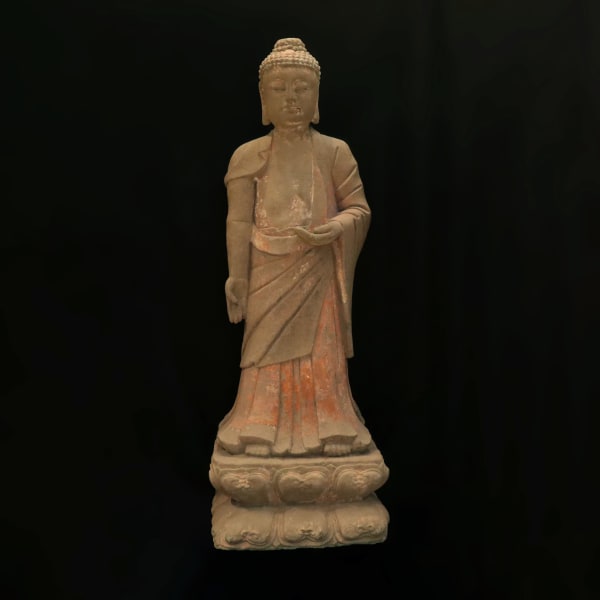 Song Dynasty Standing Stone Buddha