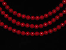 Dyed Chalcedony Bead Necklace