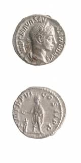 Silver Denarius of Emperor Severus Alexander