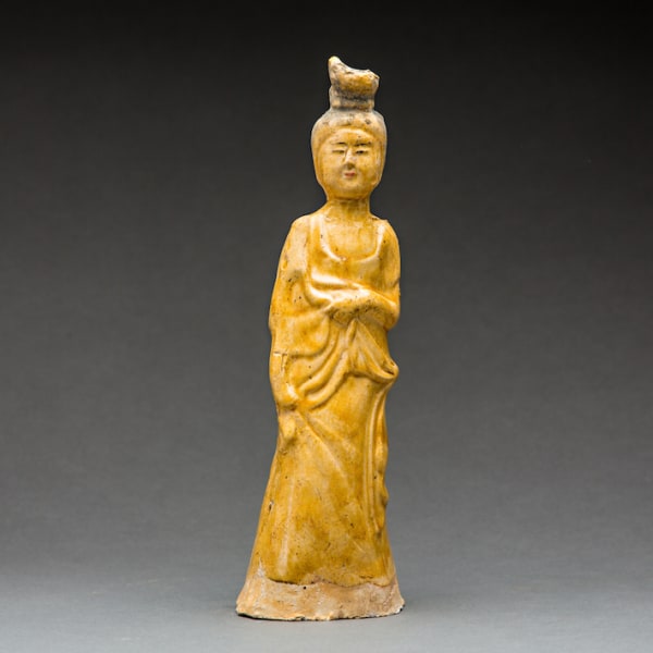 Sui Glazed Sculpture of a Lady in Waiting