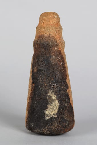 Taino culture triangular stone object